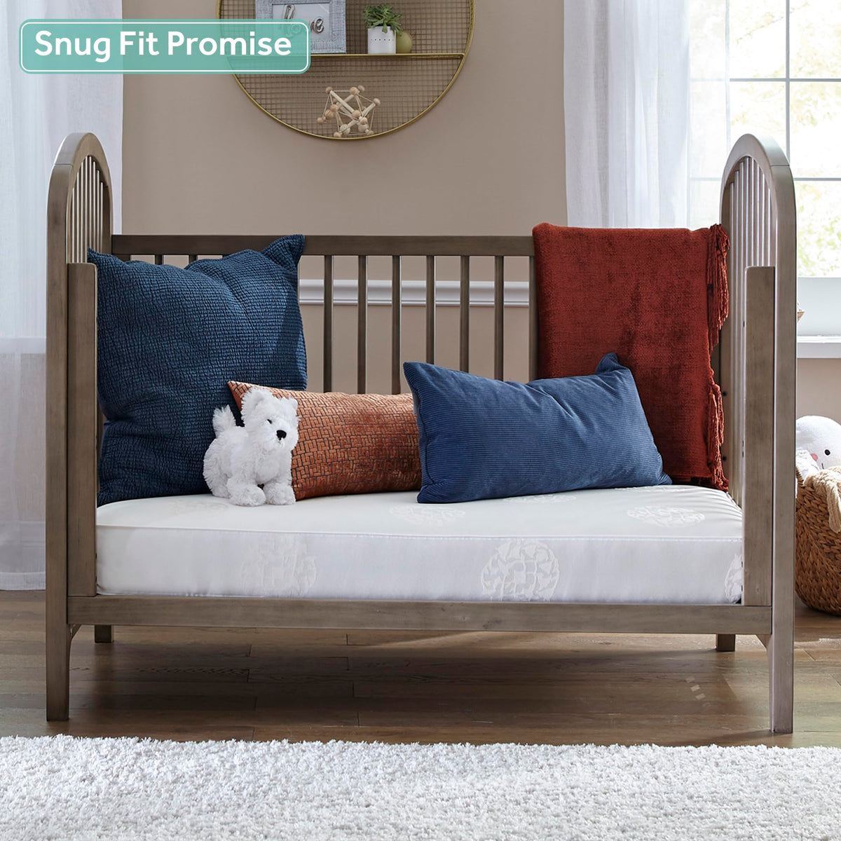 Cotton 2 Stage Waterproof Crib Mattress W18852