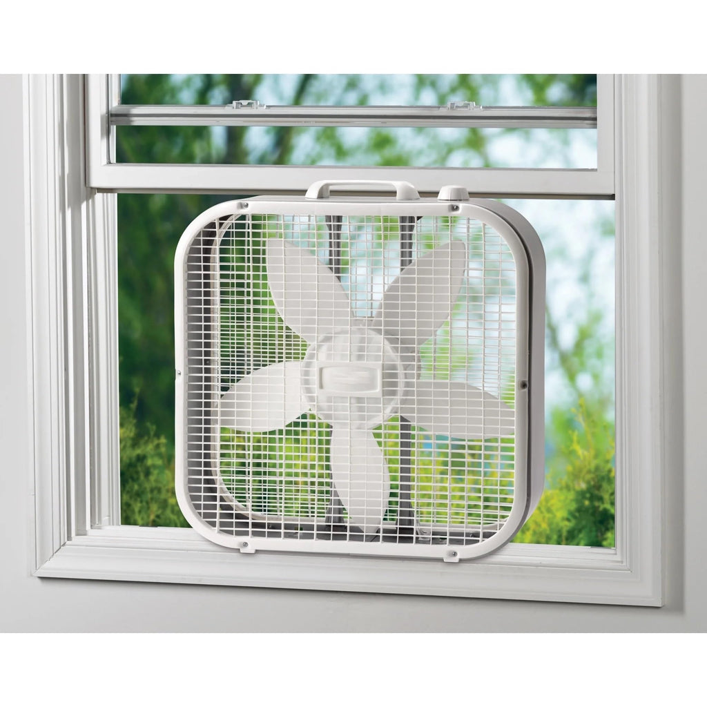 20" 3-Speed White Box Fan D99140
