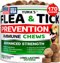 Natural Oral Flea and Tick Prevention for Dogs, 170 Chews I958