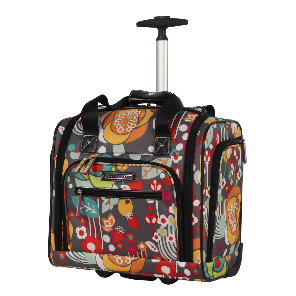 15 Inch Carry On Rolling Wheels Suitcase N2415