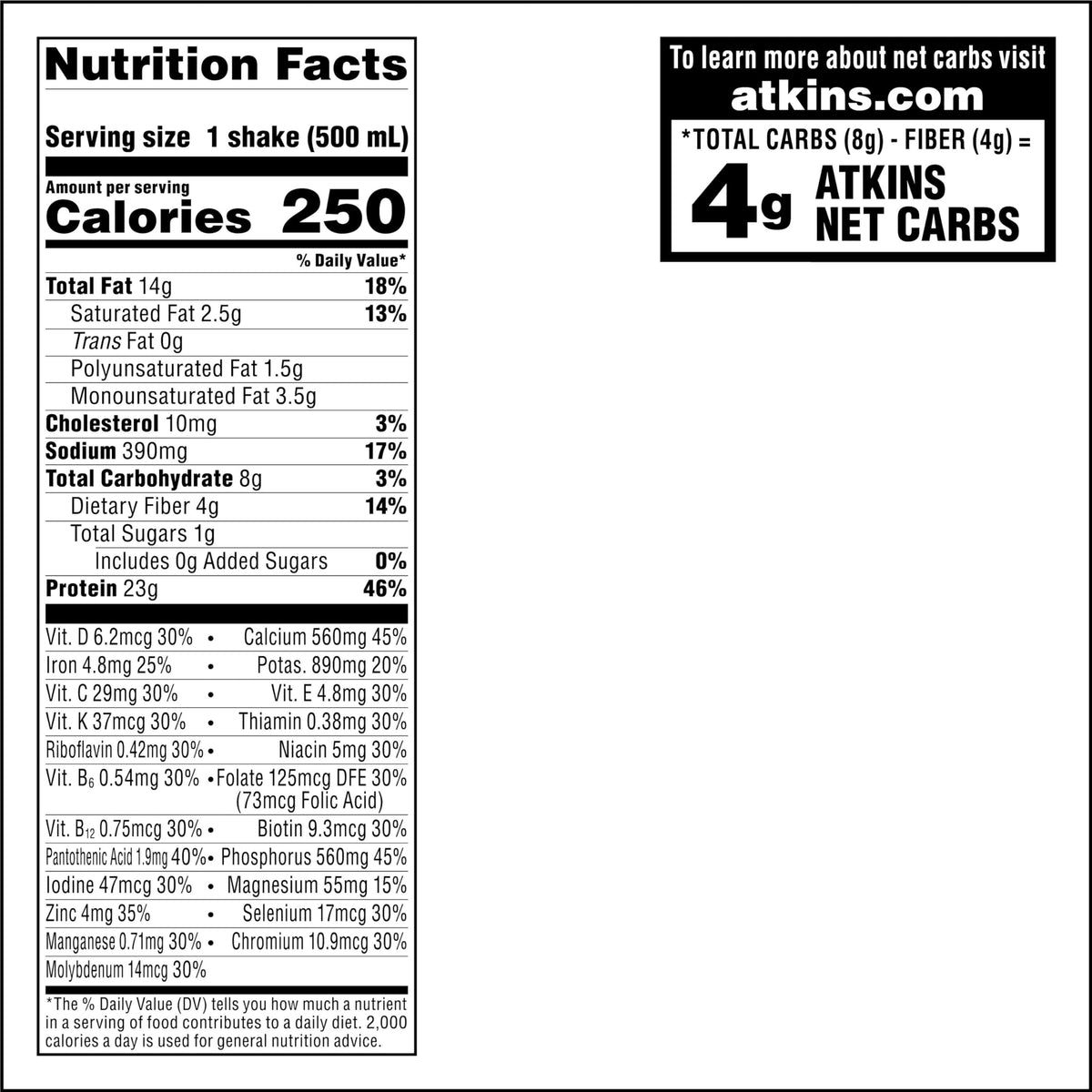 Creamy Chocolate Protein Shake, 23g Protein, 12 Count G143