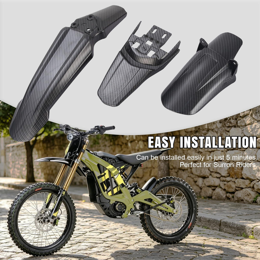 Black Front & Rear Fender Kit O824430