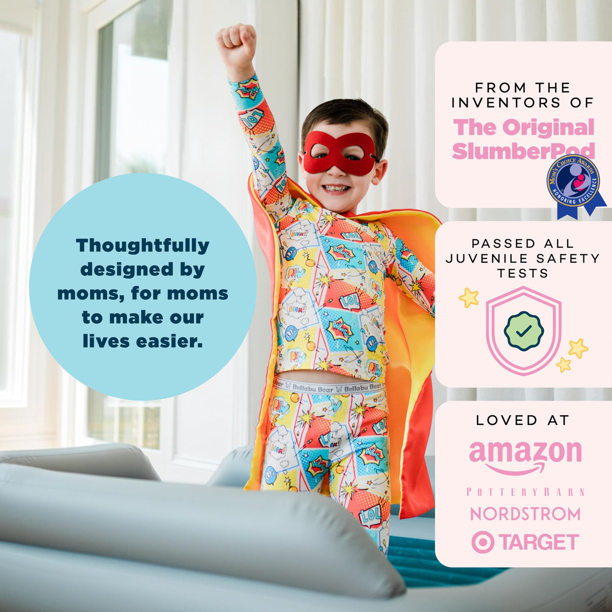 Inflatable Toddler Travel Bed with Safety Bumpers B5087