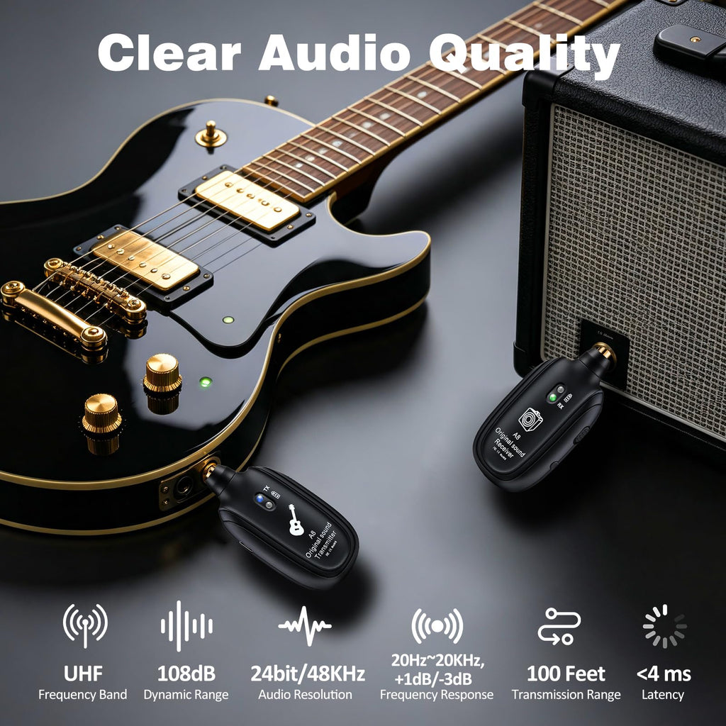 Wireless Guitar System UHF 2 Modes P5929