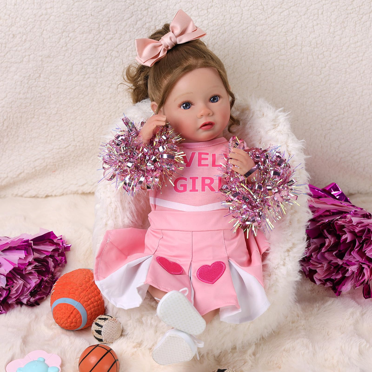 4 Pcs Reborn Baby Doll Clothes Set E104465