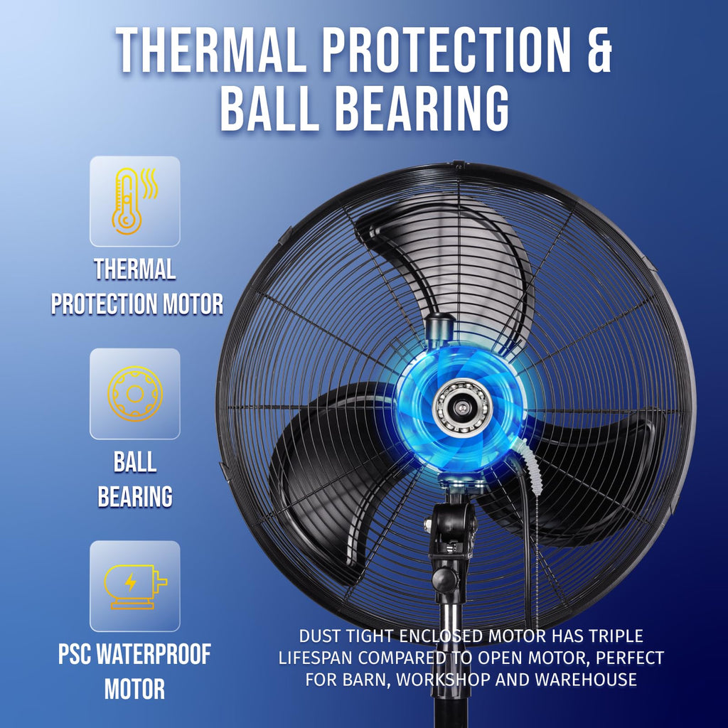 20'' Oscillating Pedestal Fan K691867