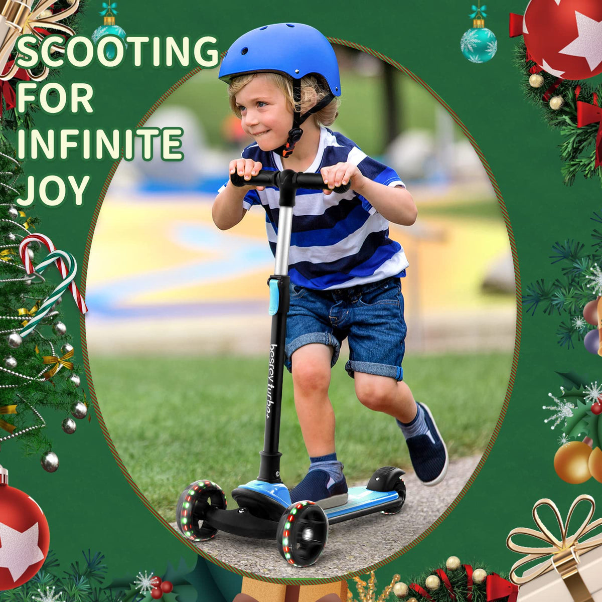 3 Wheel Scooter with 4 Adjustable Height O91535