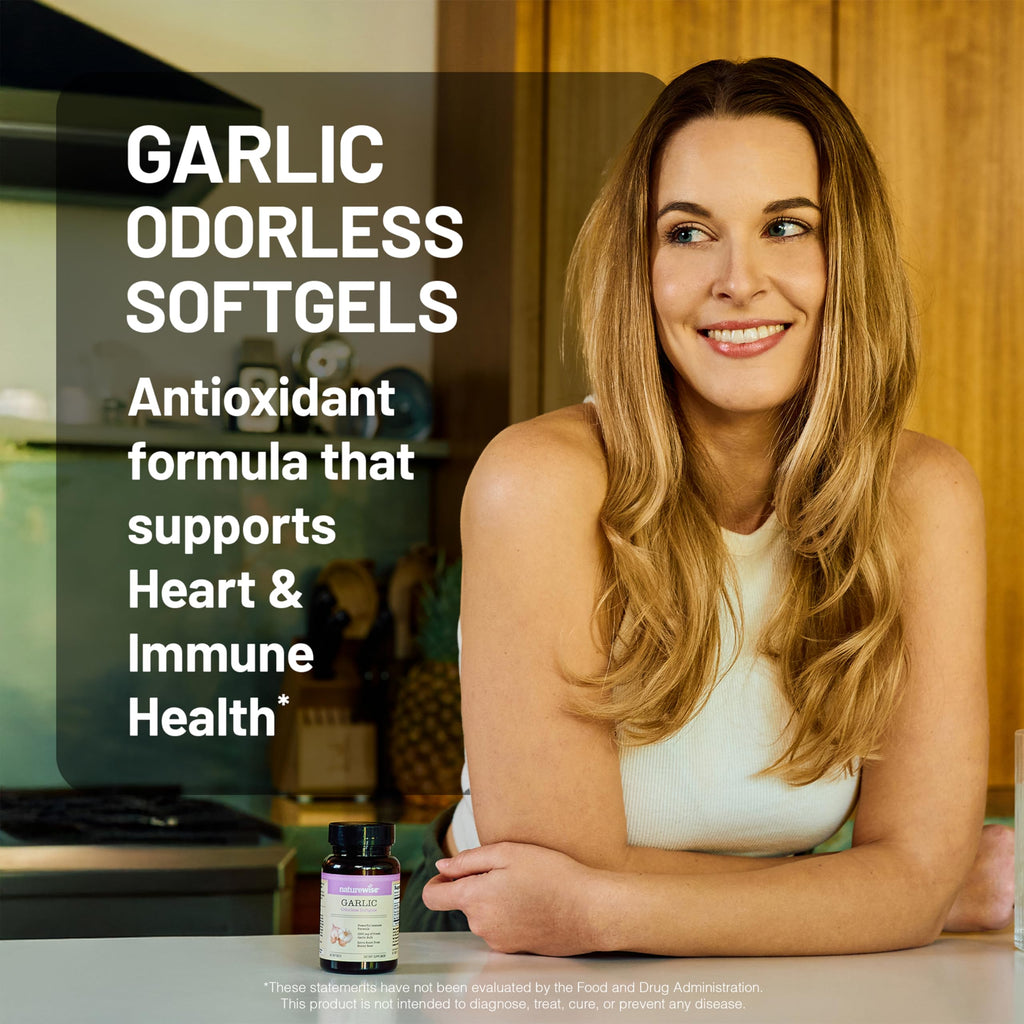Odorless Garlic Softgels with Royal Jelly & Pollen U37477