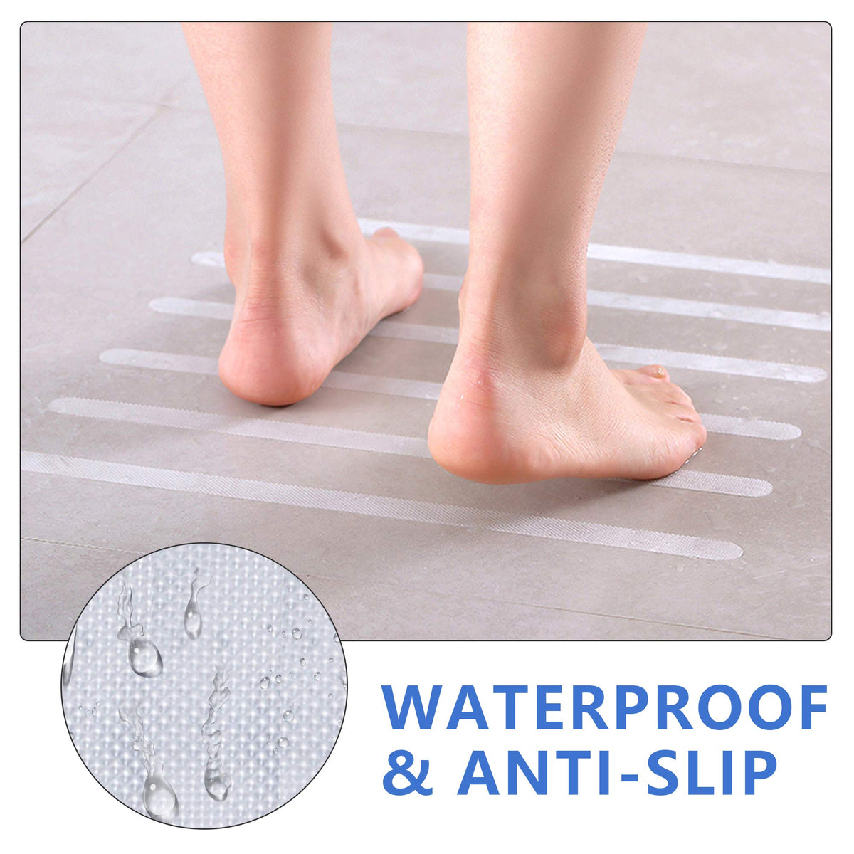 24 PCS Non Slip Adhesive Bathtub Stickers L958081
