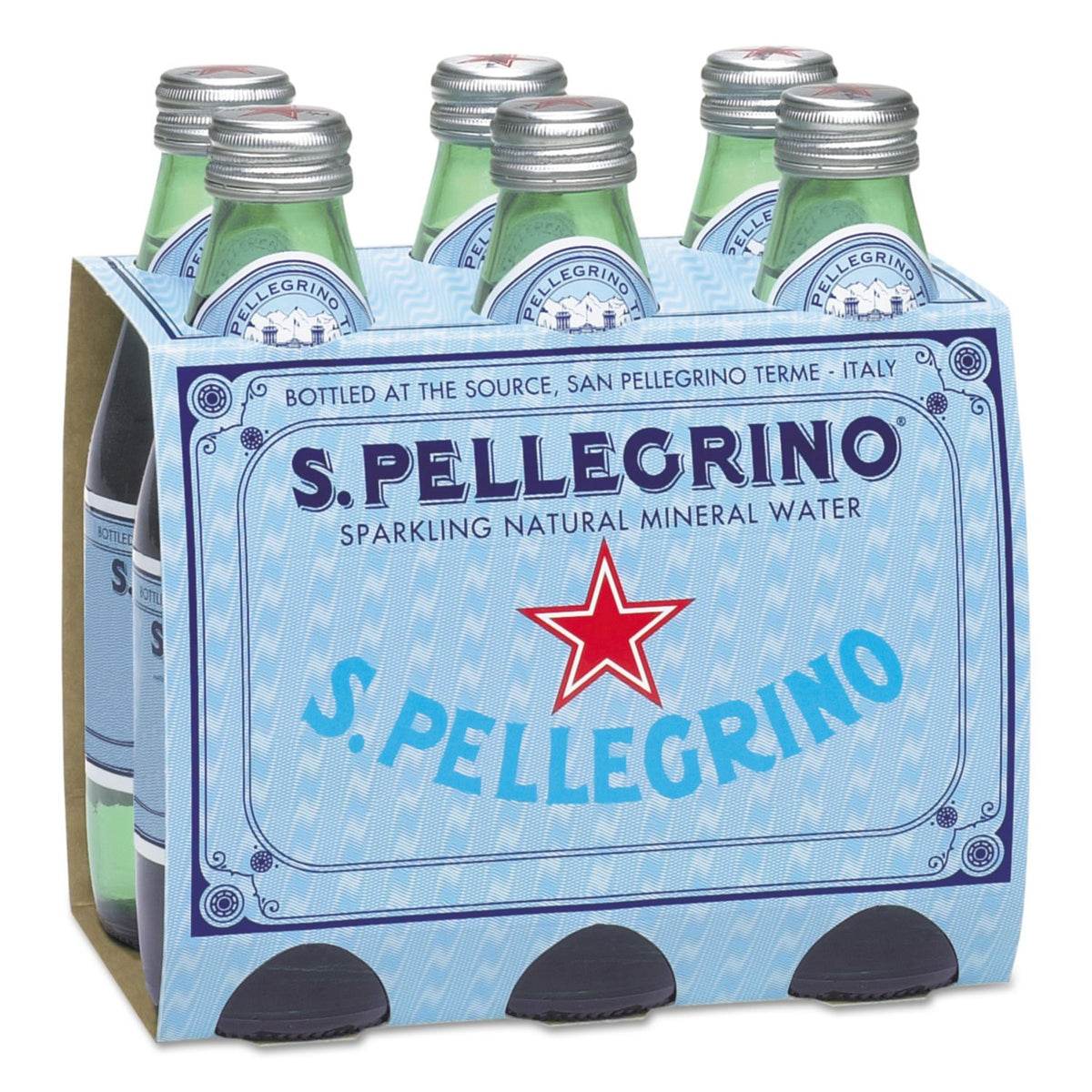 Sparkling Natural Mineral Water 8 oz Bottle 24/Carton X9659