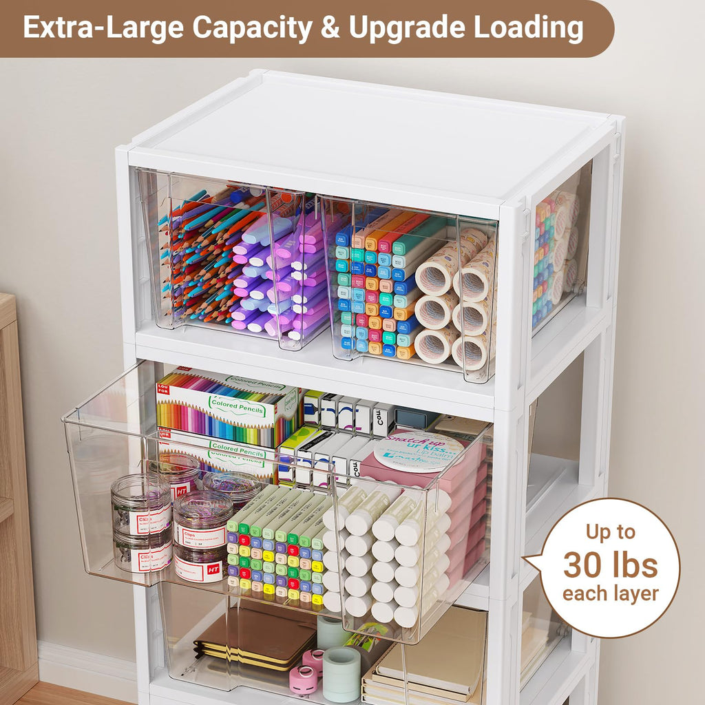 Extra Large 3 Drawer Storage Cart Q8157
