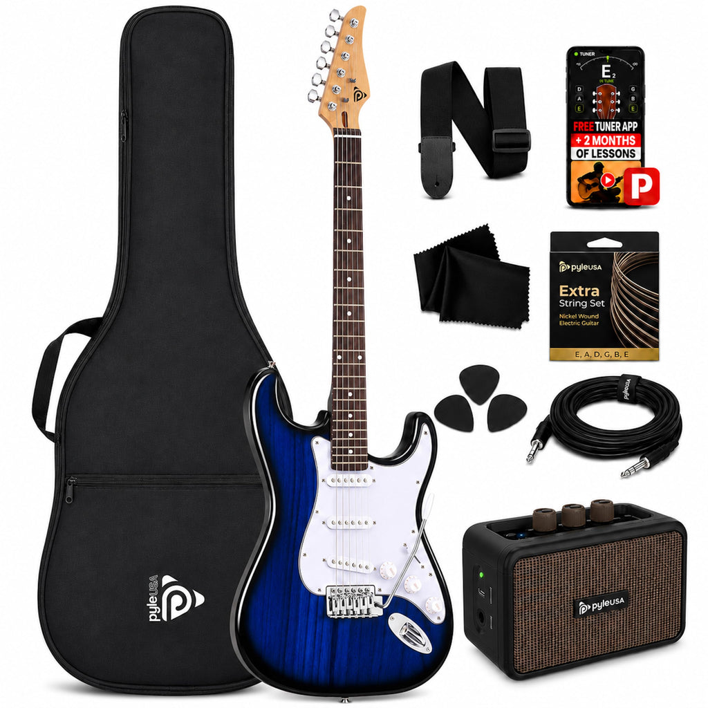 Blue Burst Electric Guitar and Amp Kit R1918