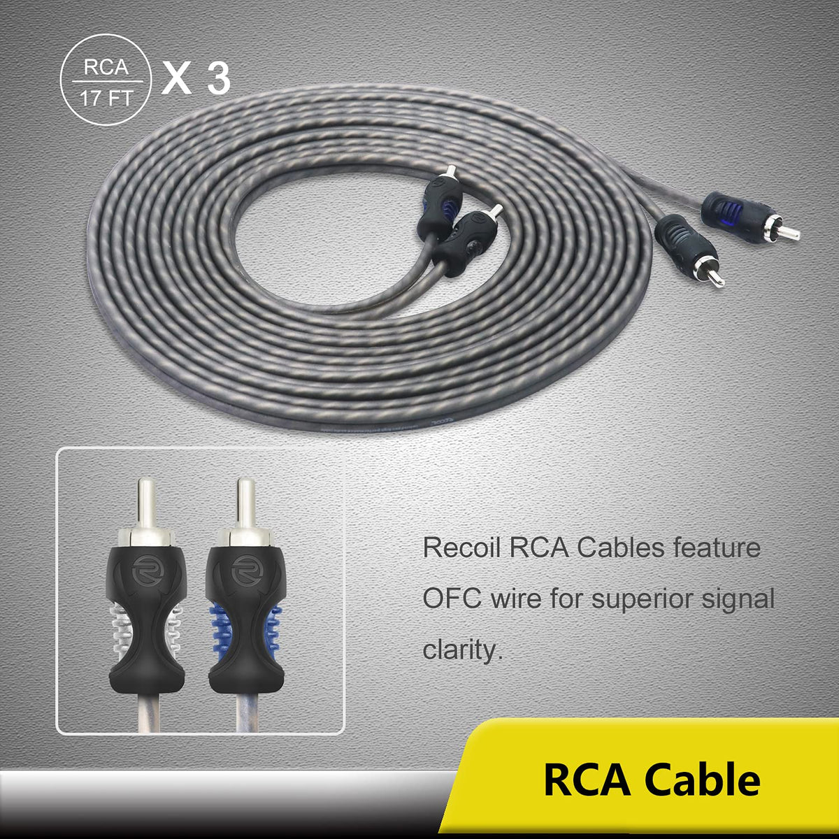 0 Gauge Car Audio Amplifier Wiring Installation Kit S1074