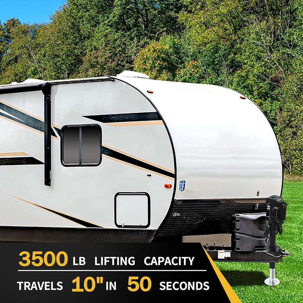 12V 3,500LB Electric RV Trailer A-Frame Tongue Jack Z43120