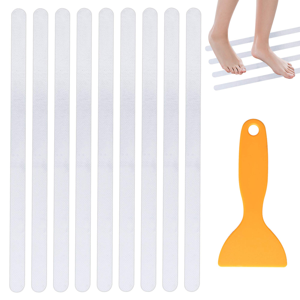 24 PCS Non Slip Adhesive Bathtub Stickers L958081