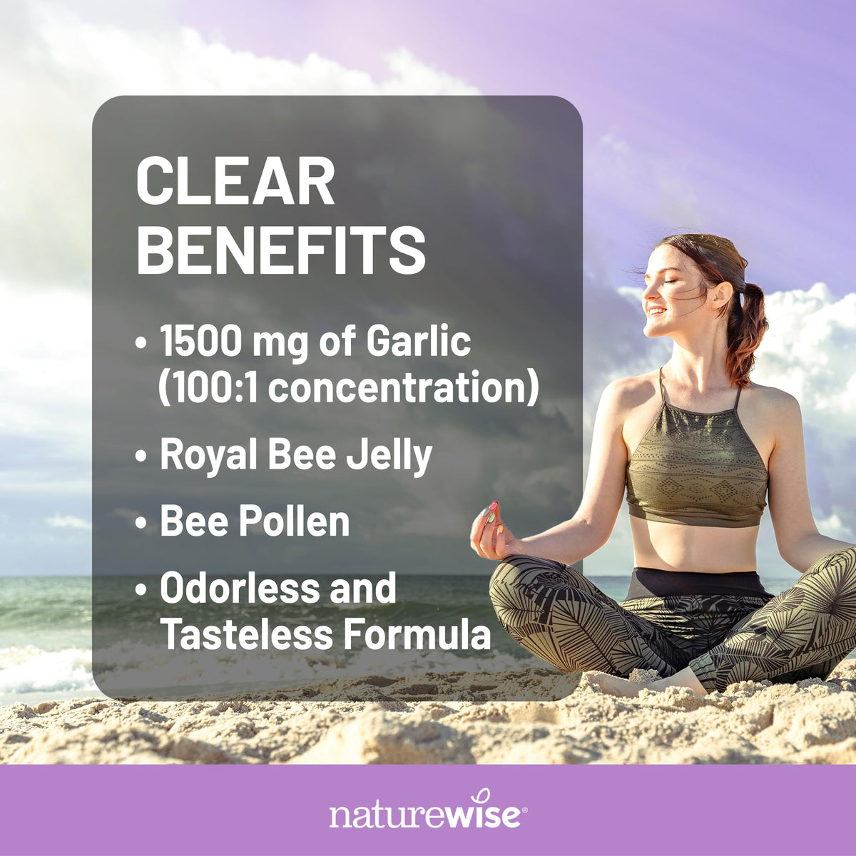Odorless Garlic Softgels with Royal Jelly & Pollen U37477