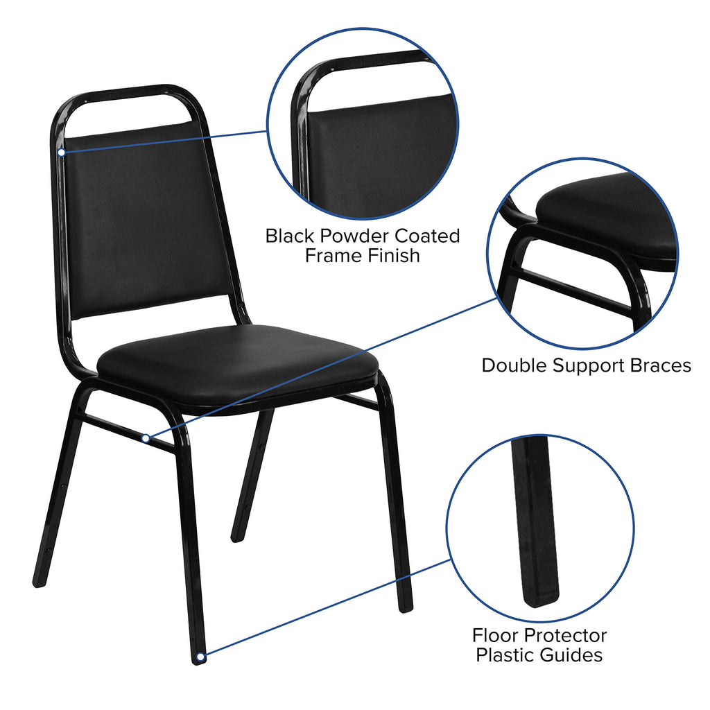 Black Stackable Banquet Chair Q461277