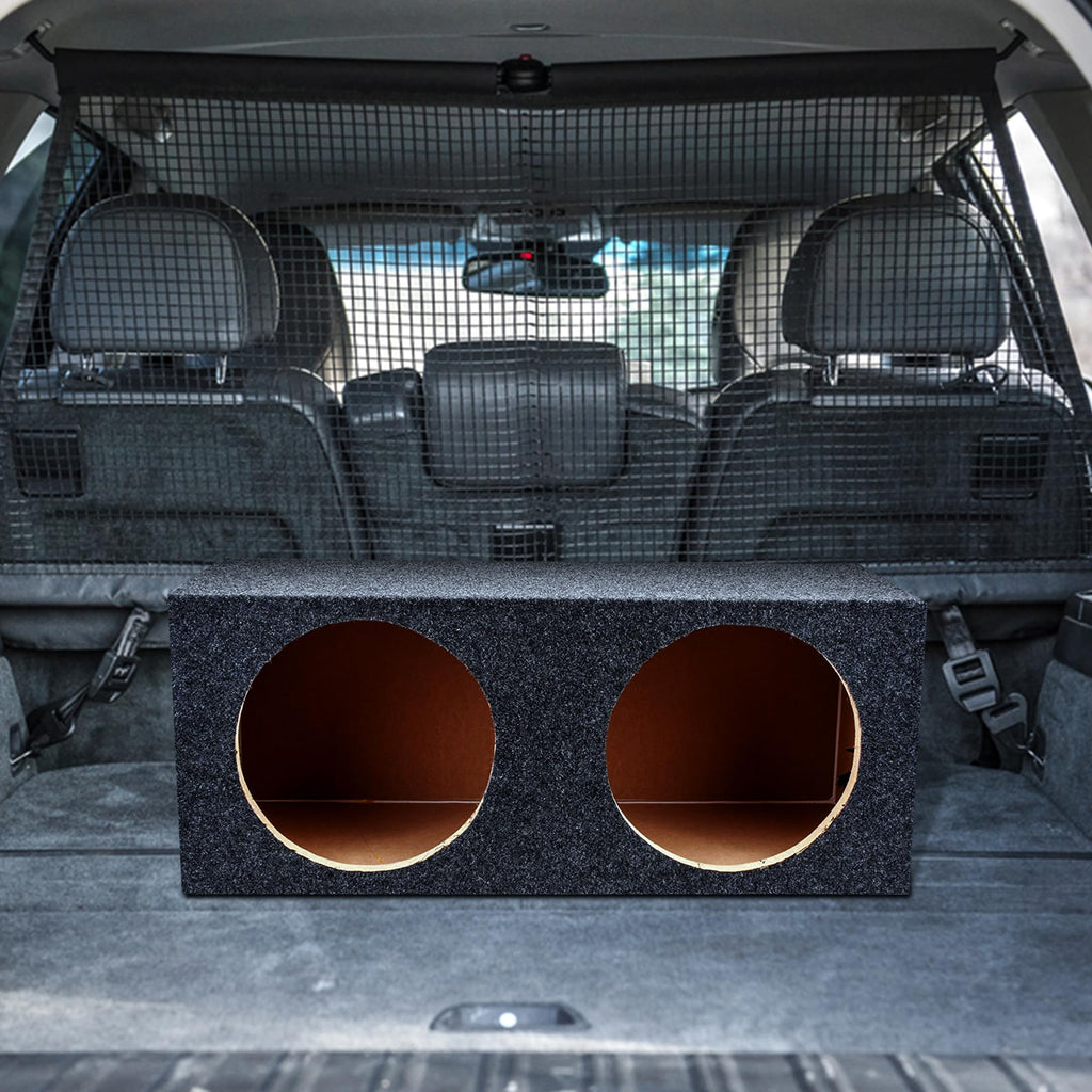 Charcoal Dual 12" Sealed Car Audio Subwoofer Box D91144