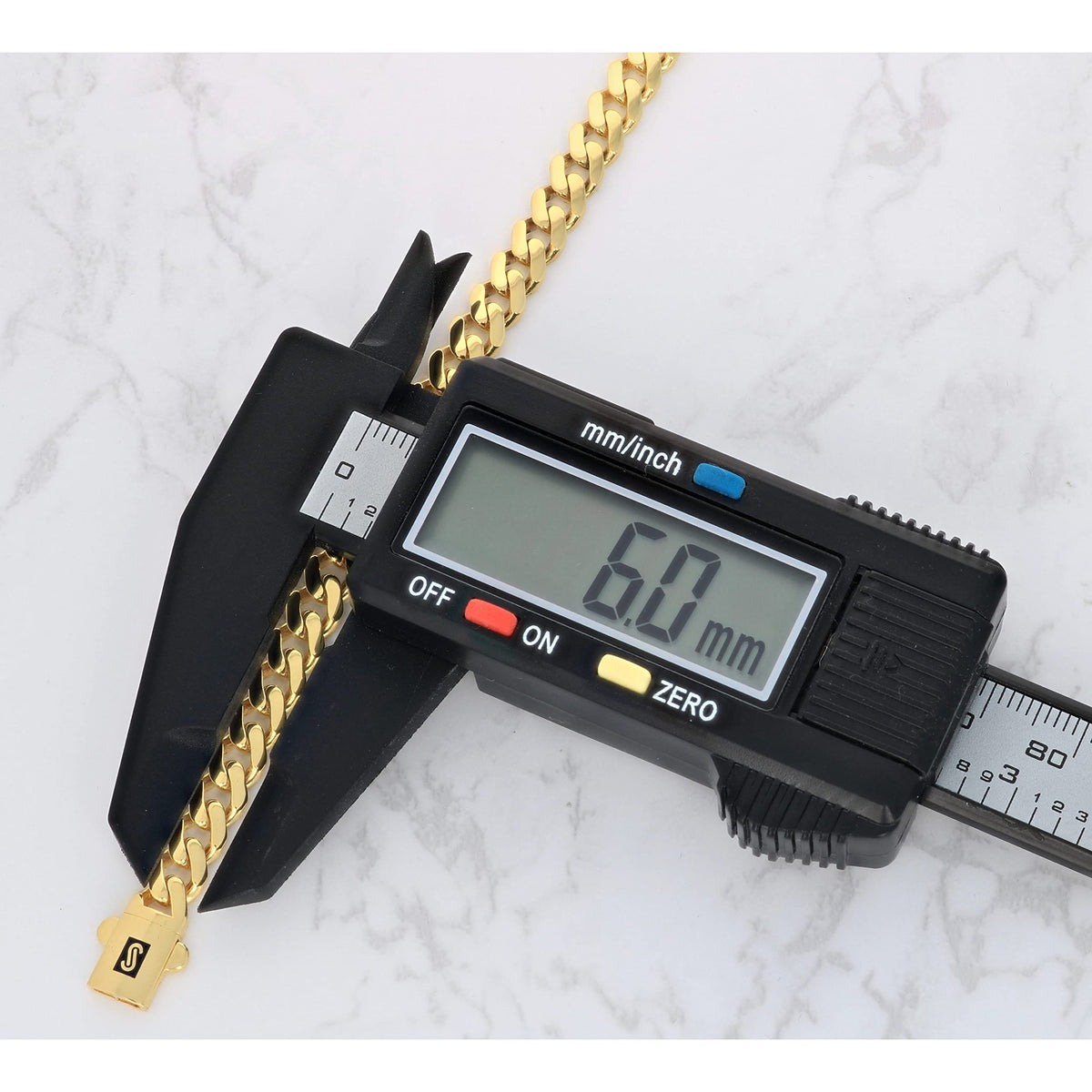 10k Yellow Gold 6mm Cuban Chain Necklace U90715