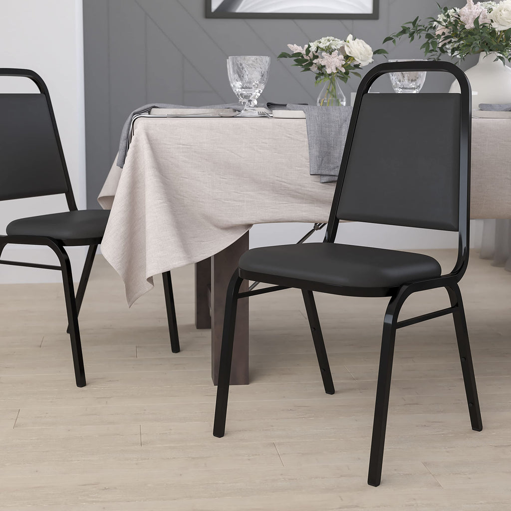Black Stackable Banquet Chair Q461277