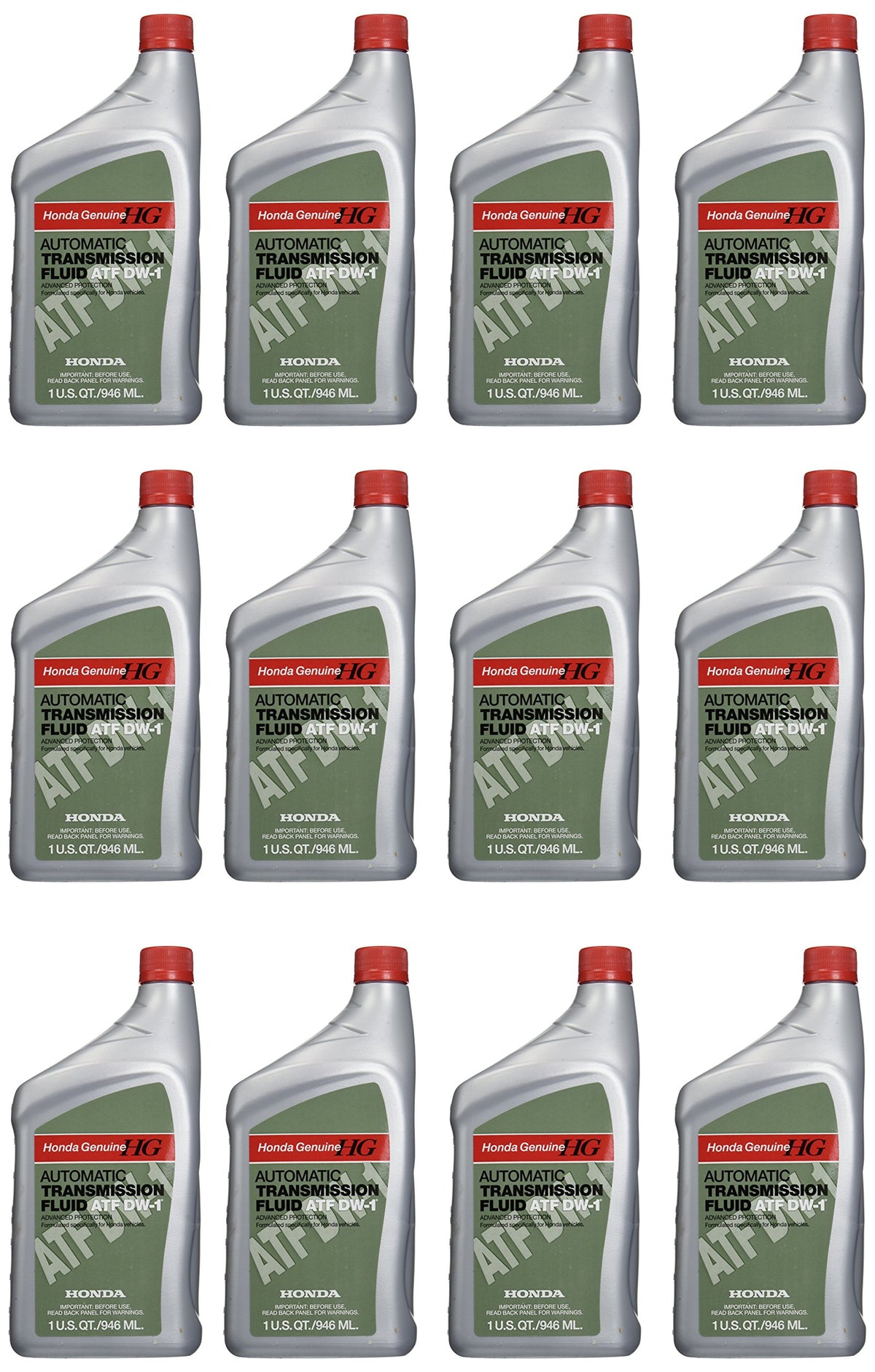 Automatic Transmission Fluid, 1 Quart, Pack of 12 U584320