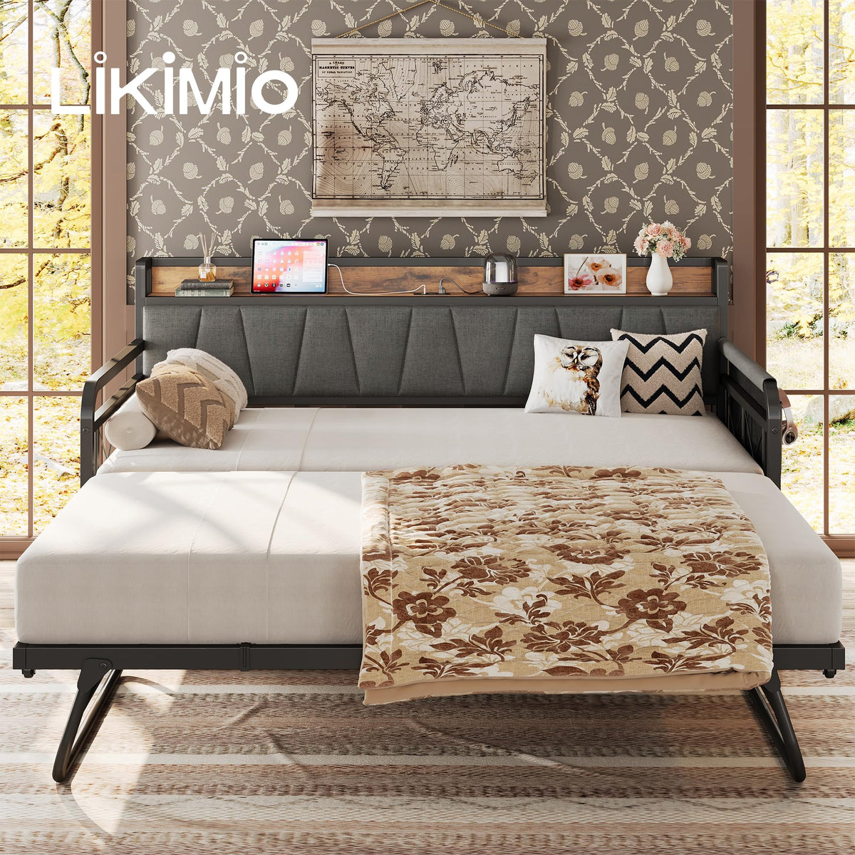 Twin Daybed with Trundle I376887