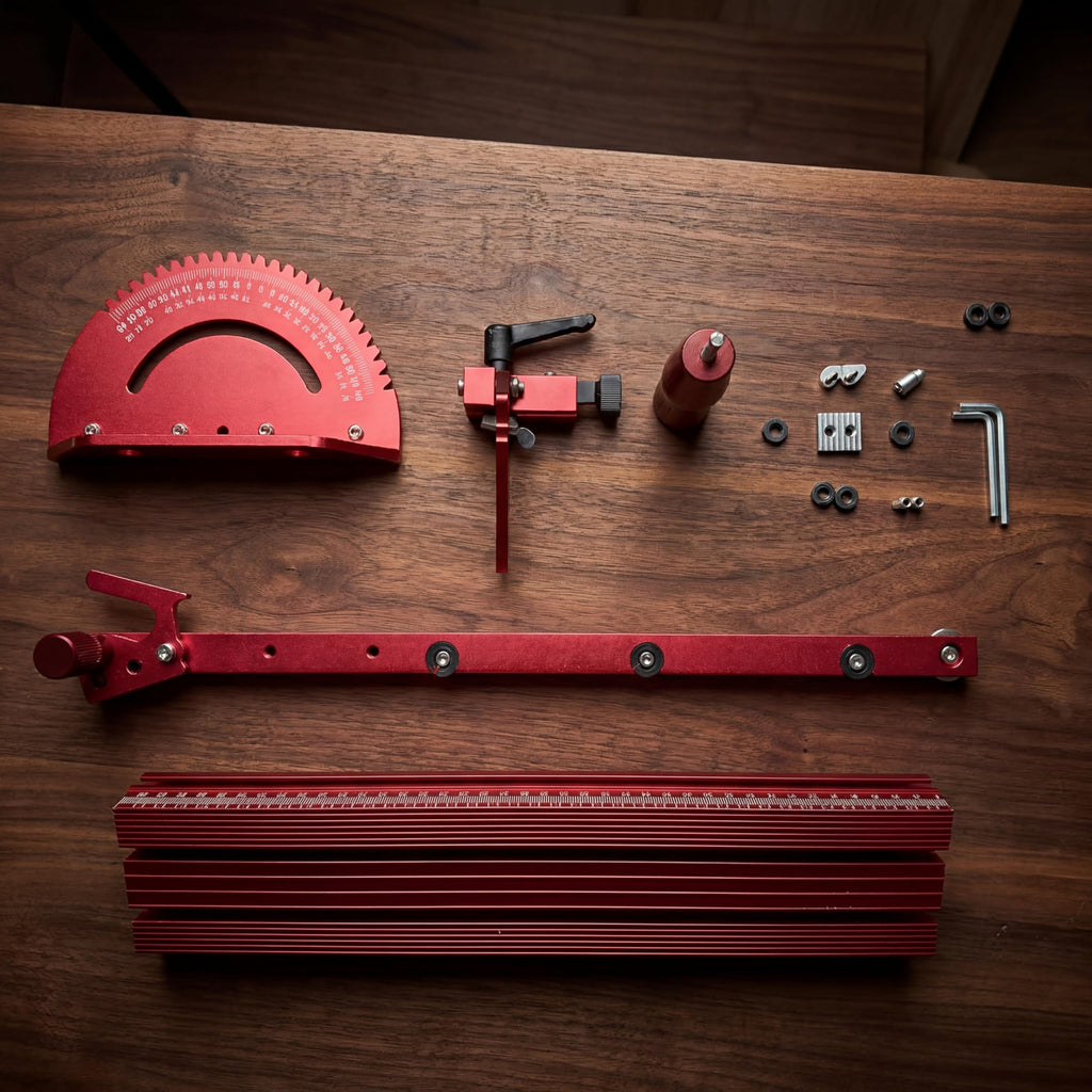Adjustable Miter Gauge with Aluminum Fence Q329