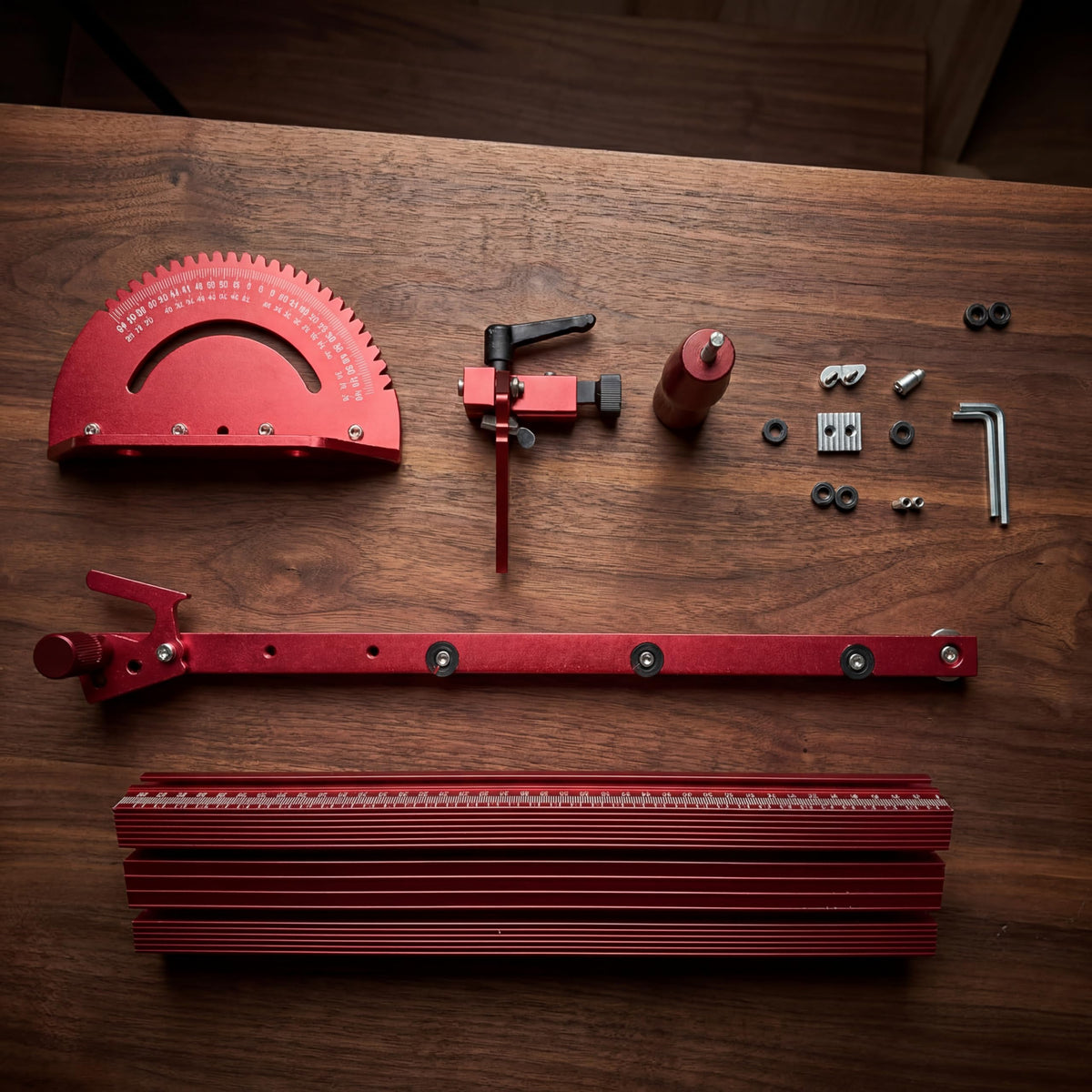 Adjustable Miter Gauge with Aluminum Fence Q329