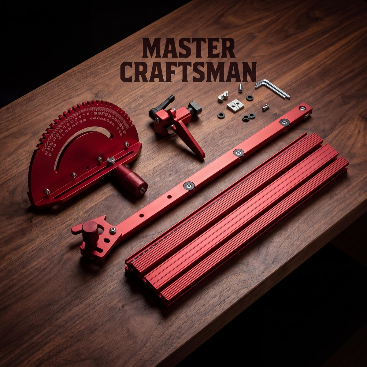 Adjustable Miter Gauge with Aluminum Fence Q329