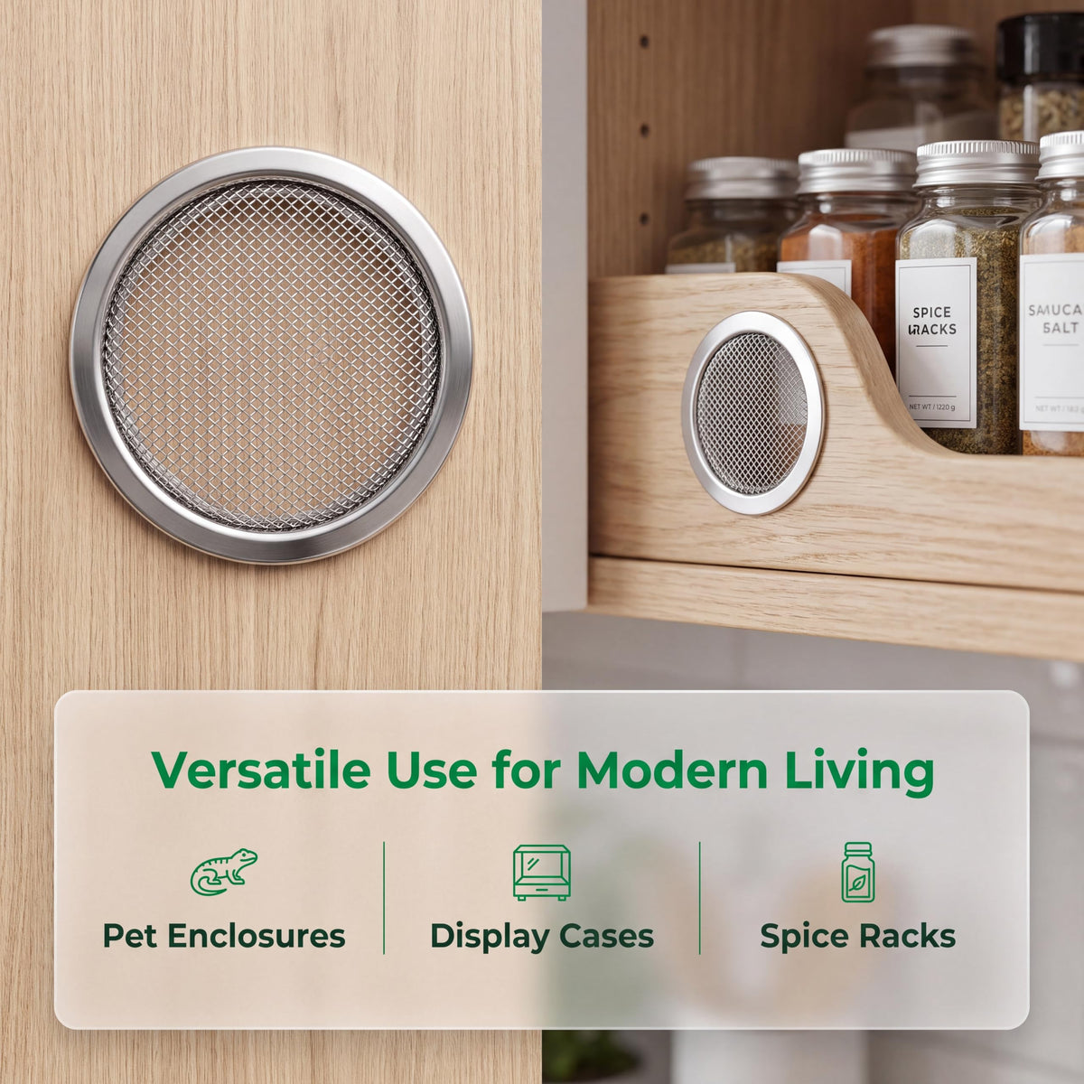 1" Round Open Screen Vent 6 Pack Y14210